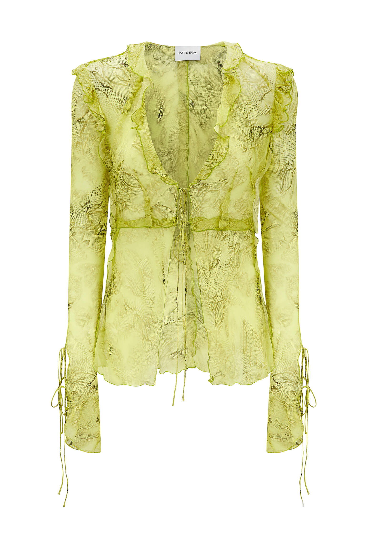 Cobra Blouse Lime