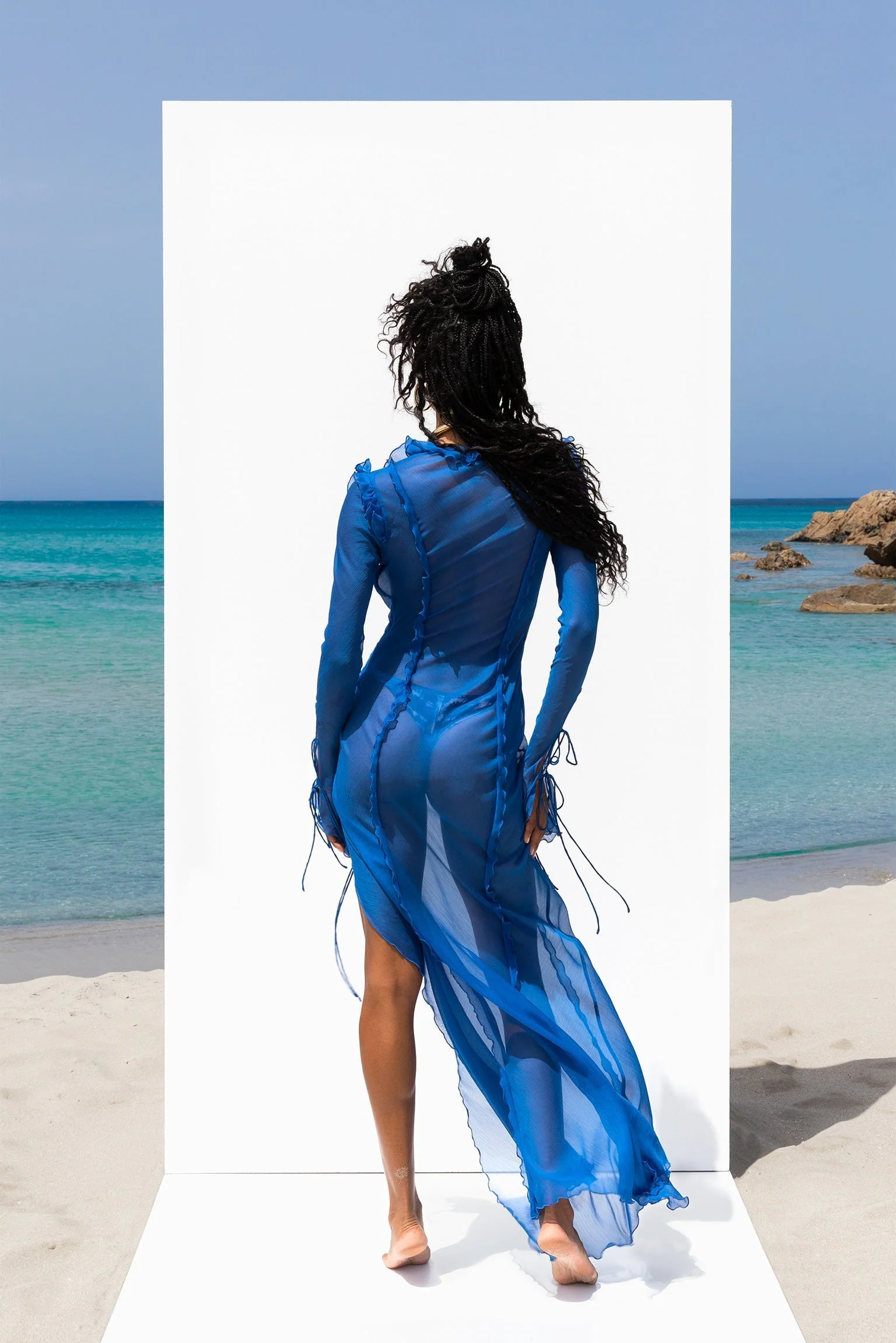 Farretti Dress Blue